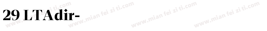 29 LTAdir字体转换